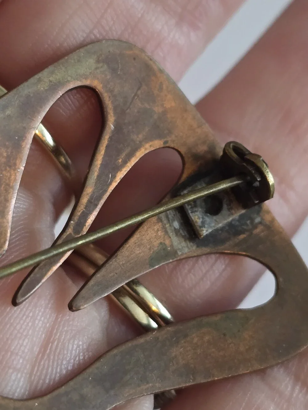 Vintage brooch handmade